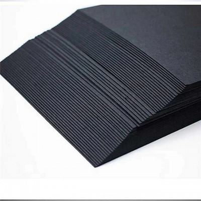 Strong and Folding Resistance Paper Manufacturer Matte Black Paper for Photo Album Cover Board