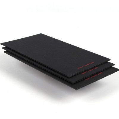 Laminated paperboard thick stiffness full black board