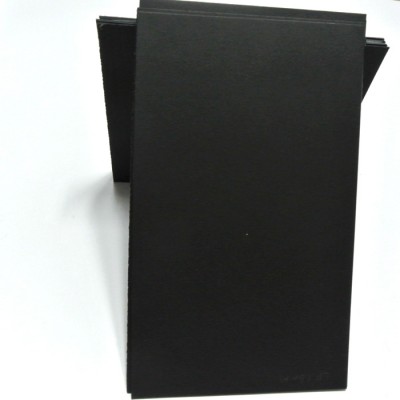 Uncoated thick 400gsm black color paper board for photo albums