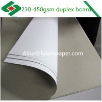 Packing paper duplex board grey back 350gsm 300gsm paper board in sheet