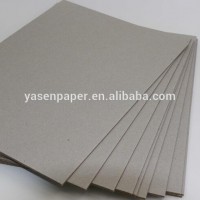 matte grey paper hard cover binding grey board