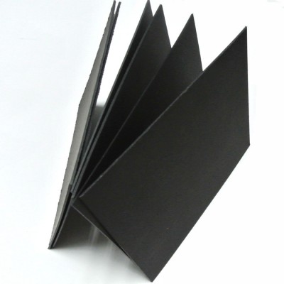 Hard stiffness thick  chipboard paper wholesale black core paper sheets