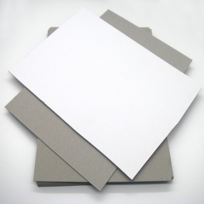 Laminated grey back duplex paper board 700 gsm thick cardboard