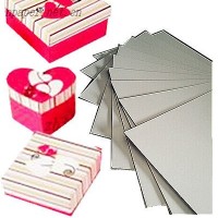 Grey paperboard with grey core 0.3-3.0mm Grey chip board for moon cake boxes material